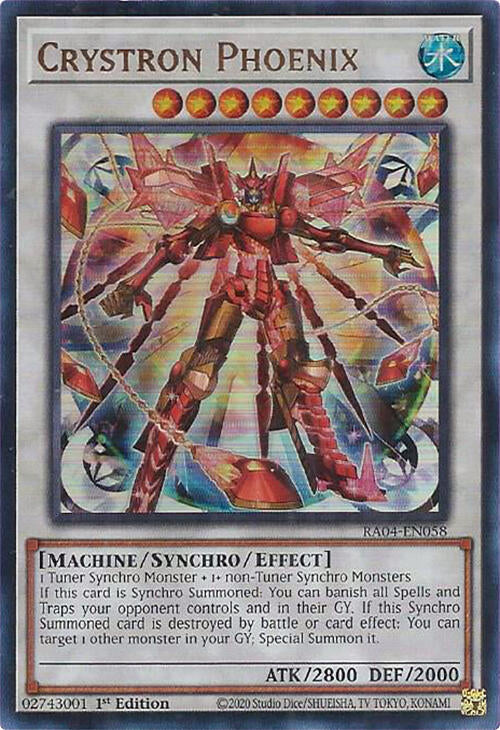 Crystron Phoenix [RA04-EN058] Ultra Rare | Rock City Comics