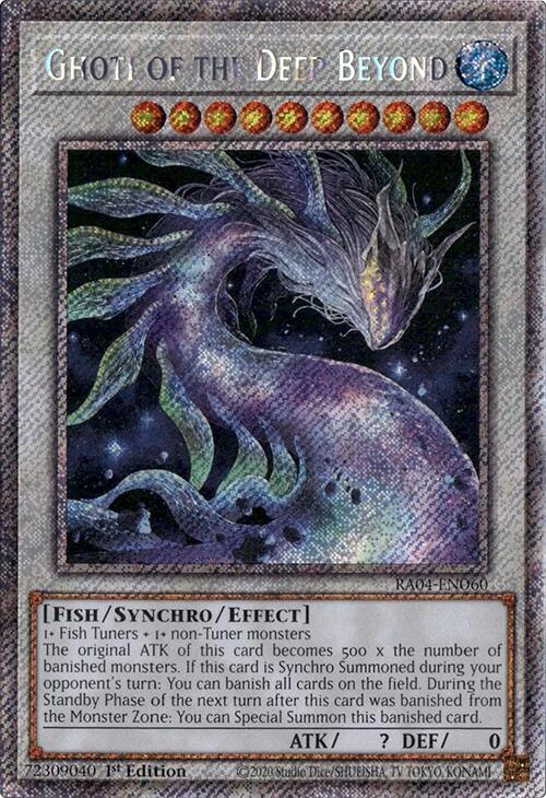 Ghoti of the Deep Beyond [RA04-EN060] Platinum Secret Rare | Rock City Comics