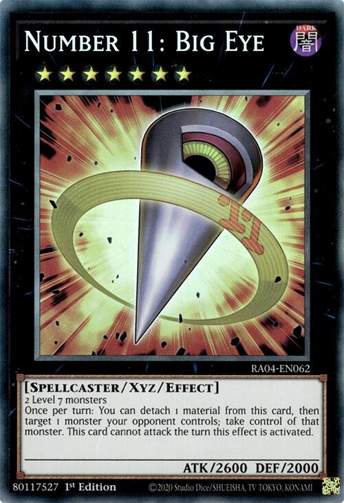 Number 11: Big Eye [RA04-EN062] Prismatic Collector's Rare | Rock City Comics