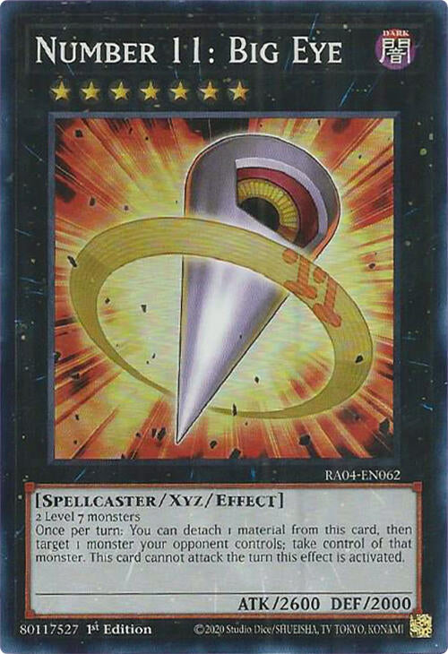 Number 11: Big Eye [RA04-EN062] Super Rare | Rock City Comics