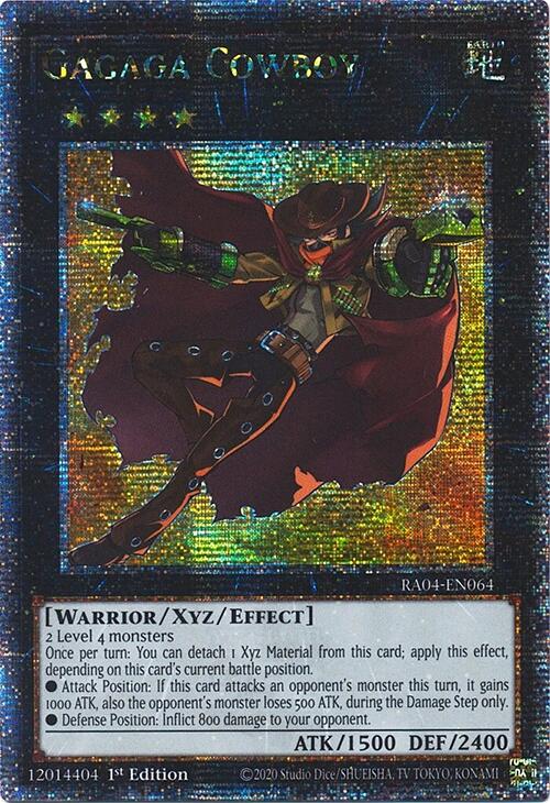 Gagaga Cowboy [RA04-EN064] Quarter Century Secret Rare | Rock City Comics