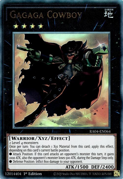 Gagaga Cowboy [RA04-EN064] Prismatic Ultimate Rare | Rock City Comics