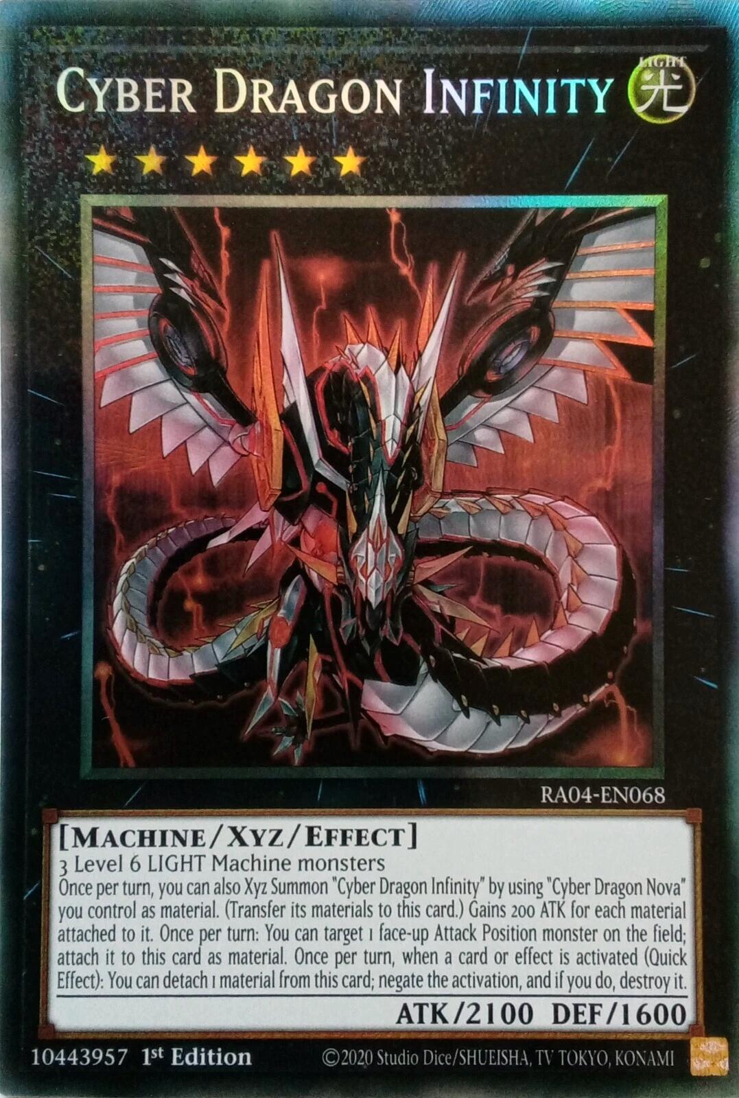 Cyber Dragon Infinity [RA04-EN068] Prismatic Collector's Rare | Rock City Comics