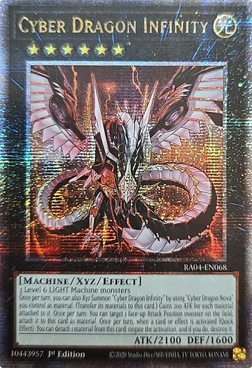 Cyber Dragon Infinity [RA04-EN068] Quarter Century Secret Rare | Rock City Comics
