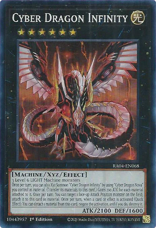 Cyber Dragon Infinity [RA04-EN068] Super Rare | Rock City Comics
