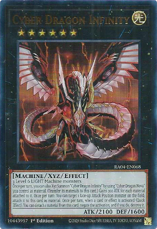 Cyber Dragon Infinity [RA04-EN068] Ultra Rare | Rock City Comics