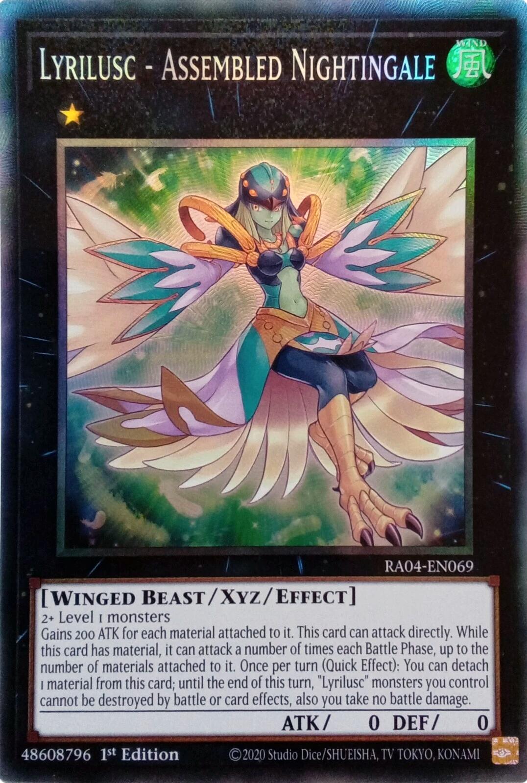Lyrilusc - Assembled Nightingale [RA04-EN069] Prismatic Collector's Rare | Rock City Comics