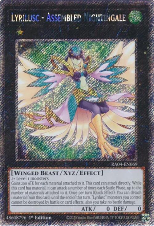 Lyrilusc - Assembled Nightingale [RA04-EN069] Platinum Secret Rare | Rock City Comics