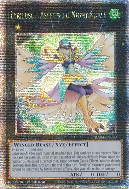Lyrilusc - Assembled Nightingale [RA04-EN069] Quarter Century Secret Rare | Rock City Comics