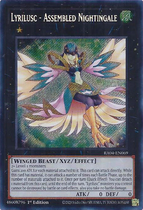 Lyrilusc - Assembled Nightingale [RA04-EN069] Secret Rare | Rock City Comics