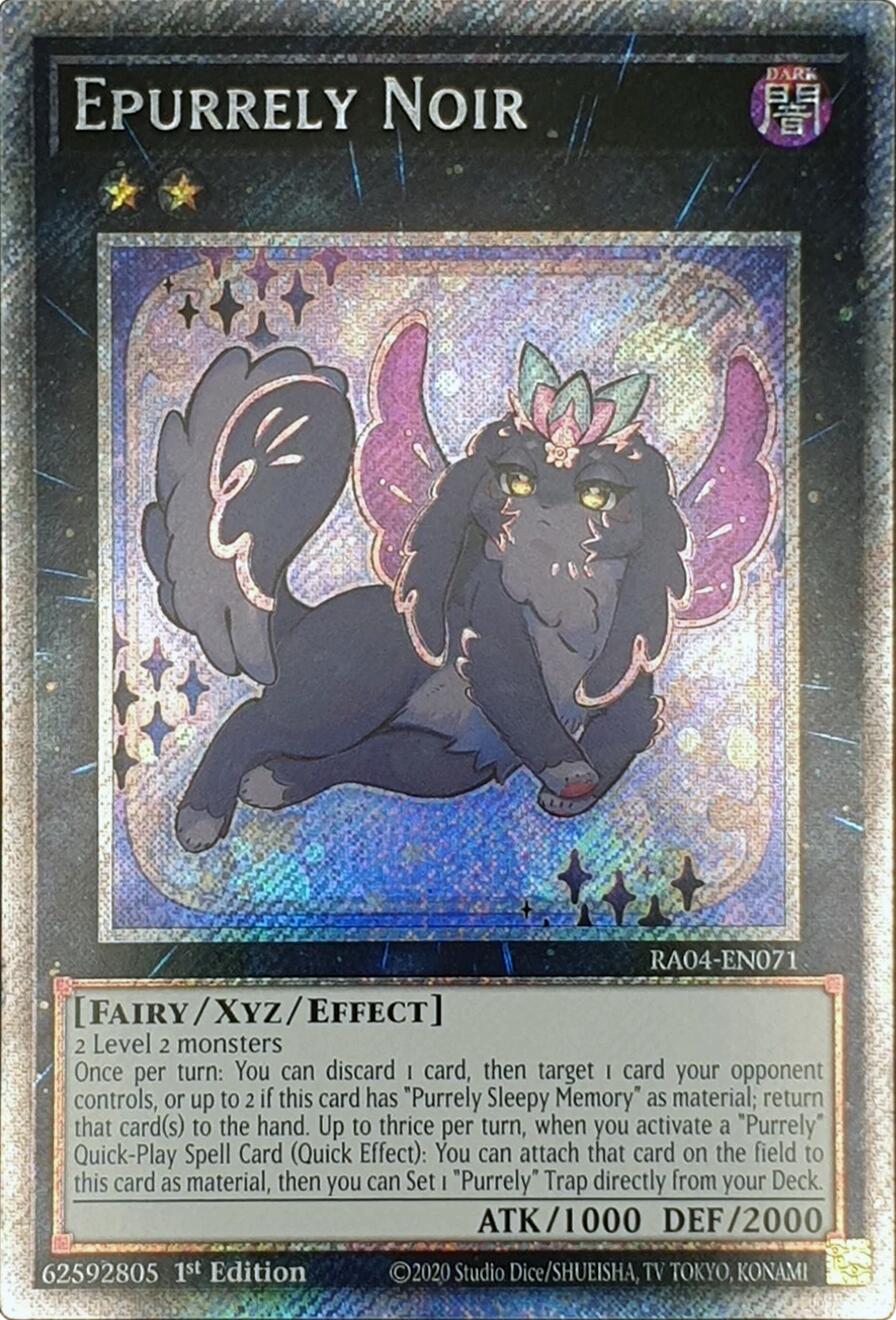 Epurrely Noir [RA04-EN071] Platinum Secret Rare | Rock City Comics
