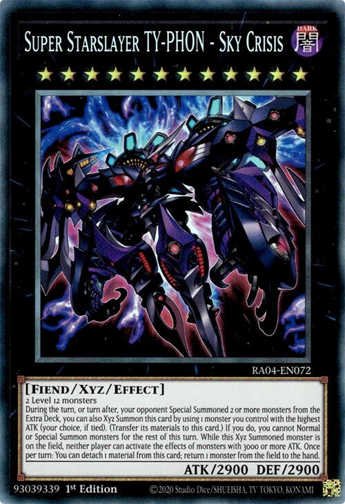 Super Starslayer TY-PHON - Sky Crisis [RA04-EN072] Prismatic Collector's Rare | Rock City Comics