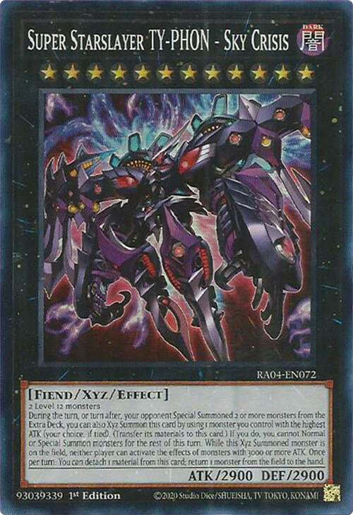 Super Starslayer TY-PHON - Sky Crisis [RA04-EN072] Super Rare | Rock City Comics