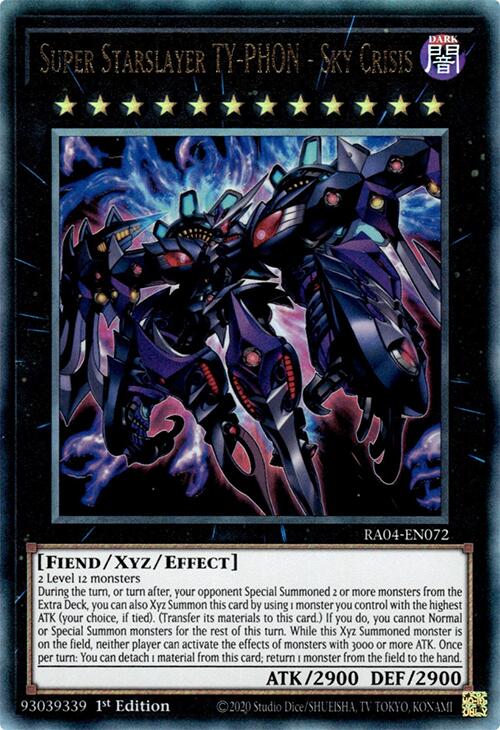 Super Starslayer TY-PHON - Sky Crisis [RA04-EN072] Prismatic Ultimate Rare | Rock City Comics