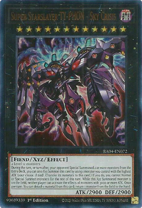 Super Starslayer TY-PHON - Sky Crisis [RA04-EN072] Ultra Rare | Rock City Comics