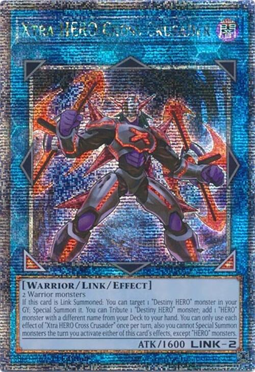 Xtra HERO Cross Crusader [RA04-EN076] Quarter Century Secret Rare | Rock City Comics