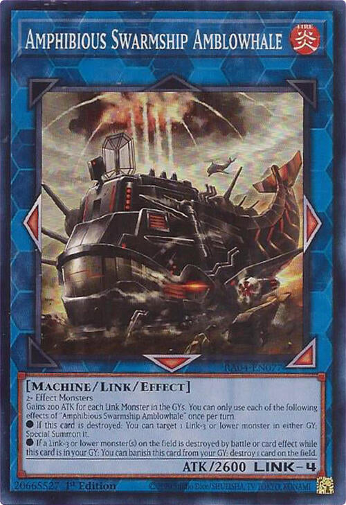 Amphibious Swarmship Amblowhale [RA04-EN077] Super Rare | Rock City Comics