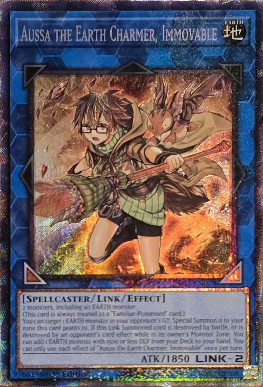 Aussa the Earth Charmer, Immovable [RA04-EN078] Prismatic Collector's Rare | Rock City Comics