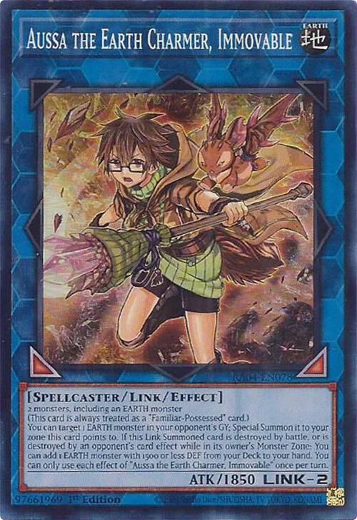Aussa the Earth Charmer, Immovable [RA04-EN078] Super Rare | Rock City Comics