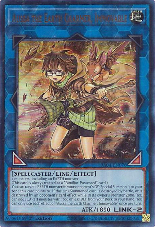 Aussa the Earth Charmer, Immovable [RA04-EN078] Ultra Rare | Rock City Comics