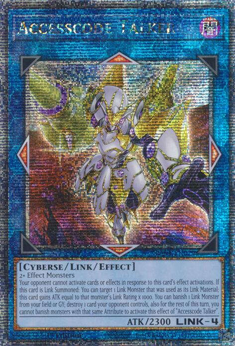 Accesscode Talker (New Art) [RA04-EN079] Quarter Century Secret Rare | Rock City Comics