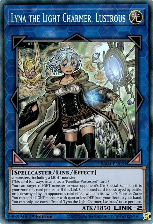 Lyna the Light Charmer, Lustrous [RA04-EN081] Prismatic Collector's Rare | Rock City Comics