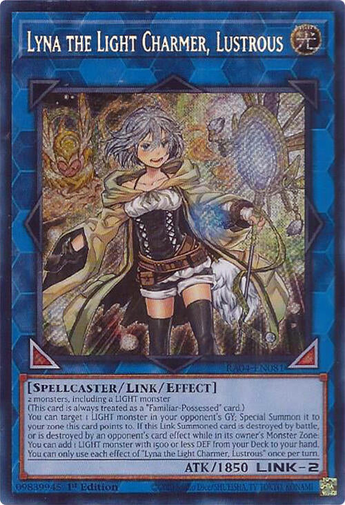 Lyna the Light Charmer, Lustrous [RA04-EN081] Secret Rare | Rock City Comics