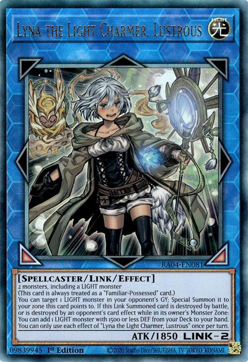 Lyna the Light Charmer, Lustrous [RA04-EN081] Prismatic Ultimate Rare | Rock City Comics