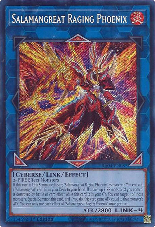 Salamangreat Raging Phoenix [RA04-EN083] Secret Rare | Rock City Comics