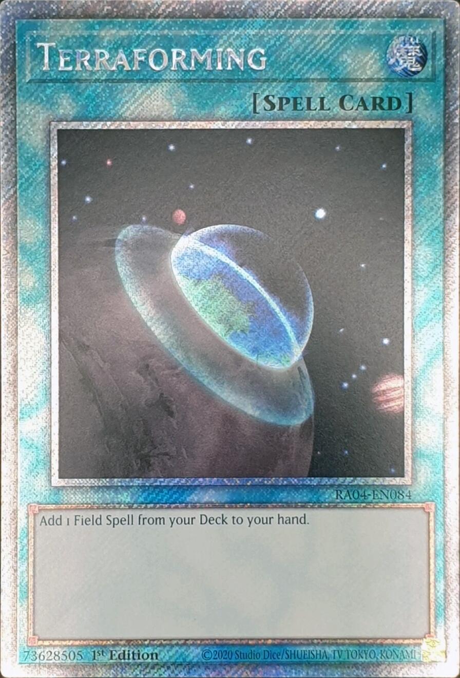 Terraforming [RA04-EN084] Platinum Secret Rare | Rock City Comics