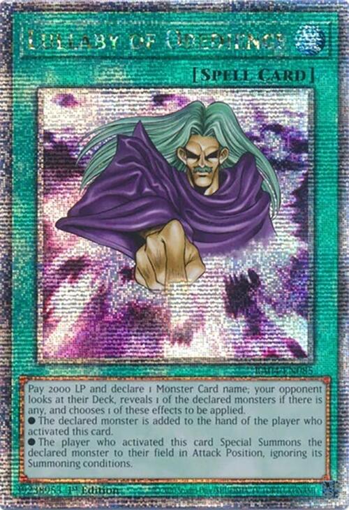 Lullaby of Obedience [RA04-EN085] Quarter Century Secret Rare | Rock City Comics