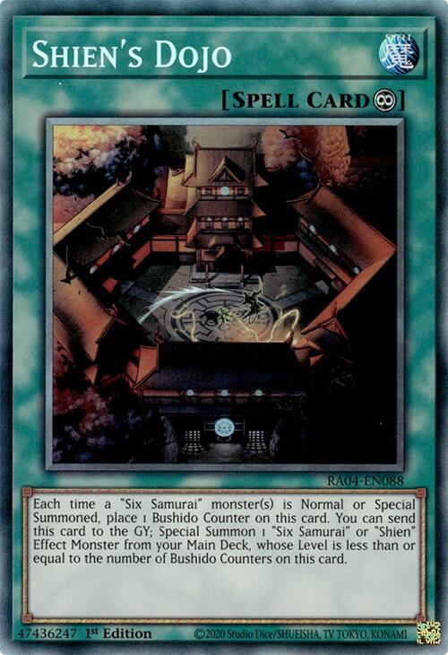 Shien's Dojo [RA04-EN088] Prismatic Collector's Rare | Rock City Comics