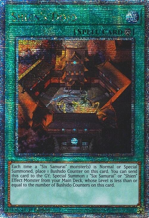 Shien's Dojo [RA04-EN088] Quarter Century Secret Rare | Rock City Comics