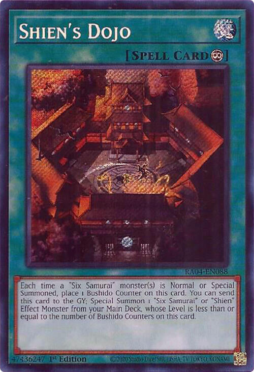 Shien's Dojo [RA04-EN088] Secret Rare | Rock City Comics