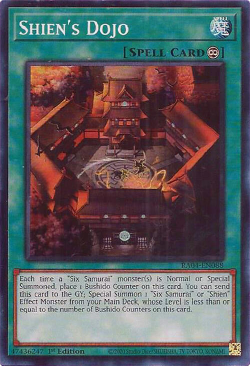 Shien's Dojo [RA04-EN088] Super Rare | Rock City Comics