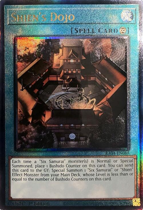 Shien's Dojo [RA04-EN088] Prismatic Ultimate Rare | Rock City Comics