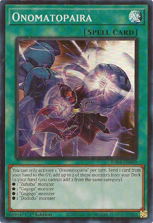 Onomatopaira [RA04-EN089] Super Rare | Rock City Comics