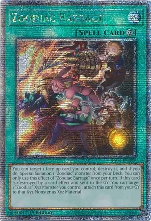 Zoodiac Barrage [RA04-EN091] Quarter Century Secret Rare | Rock City Comics