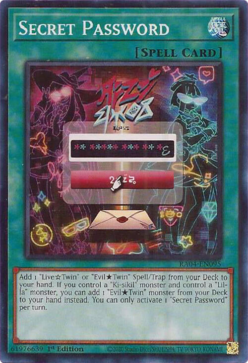 Secret Password [RA04-EN095] Super Rare | Rock City Comics