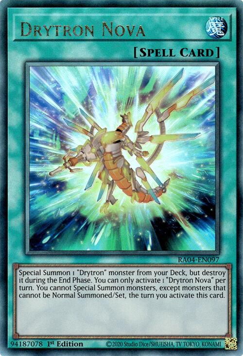 Drytron Nova [RA04-EN097] Prismatic Ultimate Rare | Rock City Comics