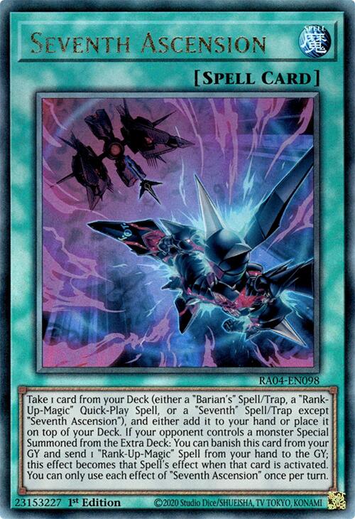 Seventh Ascension [RA04-EN098] Prismatic Ultimate Rare | Rock City Comics