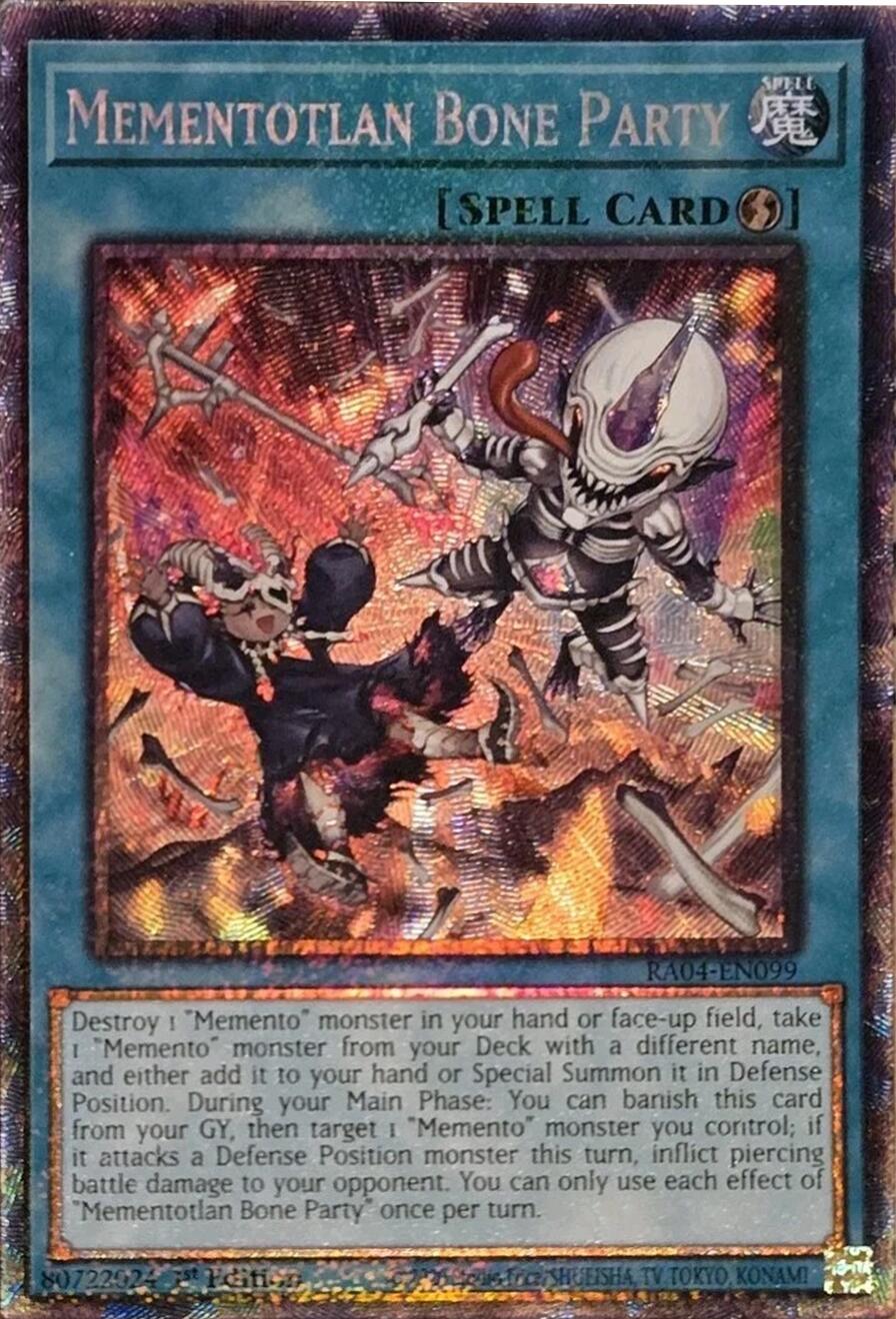 Mementotlan Bone Party [RA04-EN099] Prismatic Collector's Rare | Rock City Comics