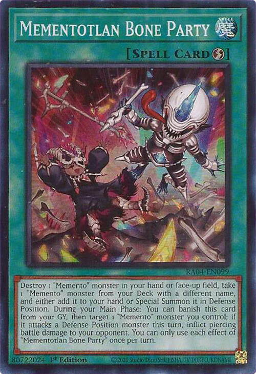 Mementotlan Bone Party [RA04-EN099] Super Rare | Rock City Comics