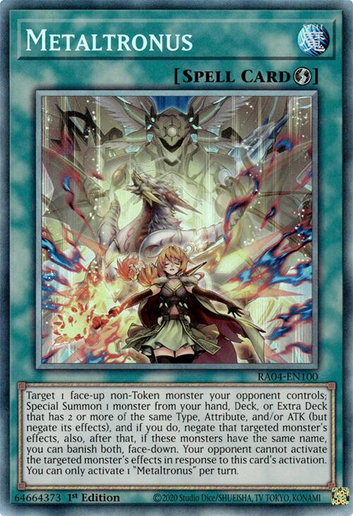 Metaltronus [RA04-EN100] Prismatic Collector's Rare | Rock City Comics