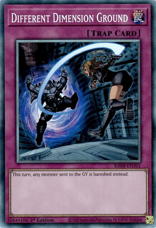 Different Dimension Ground [RA04-EN101] Prismatic Collector's Rare | Rock City Comics