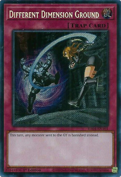Different Dimension Ground [RA04-EN101] Secret Rare | Rock City Comics