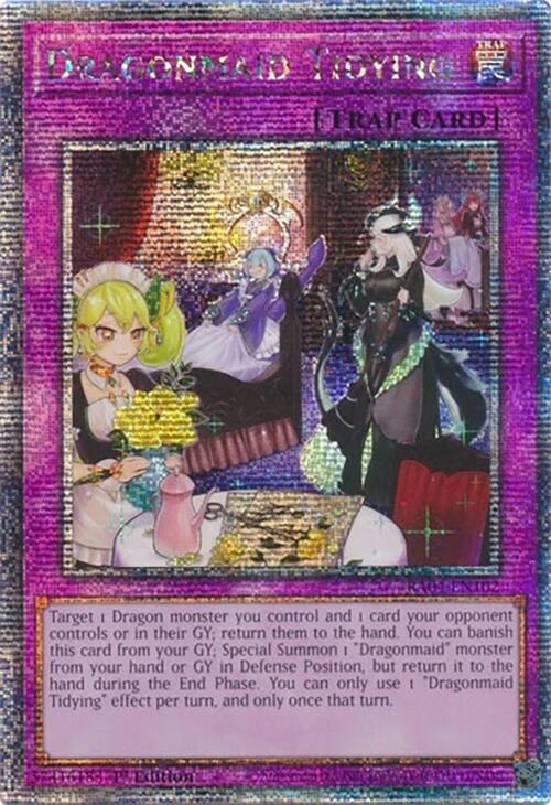 Dragonmaid Tidying [RA04-EN102] Quarter Century Secret Rare | Rock City Comics
