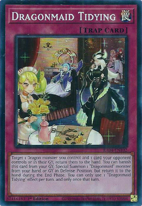 Dragonmaid Tidying [RA04-EN102] Super Rare | Rock City Comics