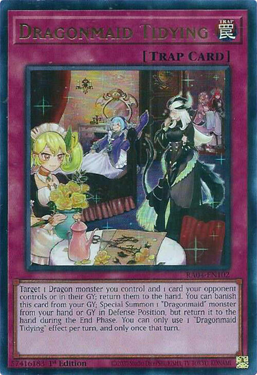 Dragonmaid Tidying [RA04-EN102] Ultra Rare | Rock City Comics