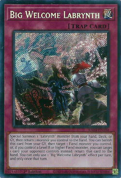 Big Welcome Labrynth [RA04-EN104] Secret Rare | Rock City Comics